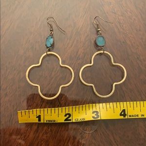 Quatrefoil earrings